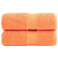 Premium Waschhandtücher Solund 2 Stück 600 G/M² Orange