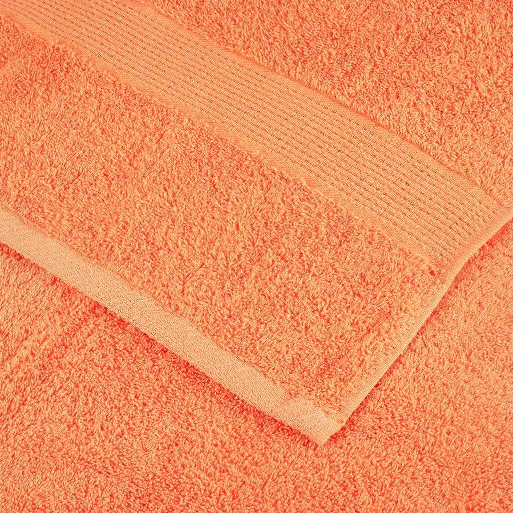 Premium Waschhandtücher Solund 2 Stück 600 G/M² Orange