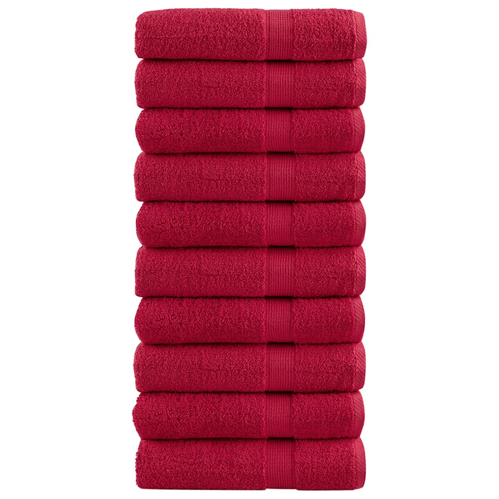 Premium-Saunatücher Solund 2 Stk. 600 G/M² Rot