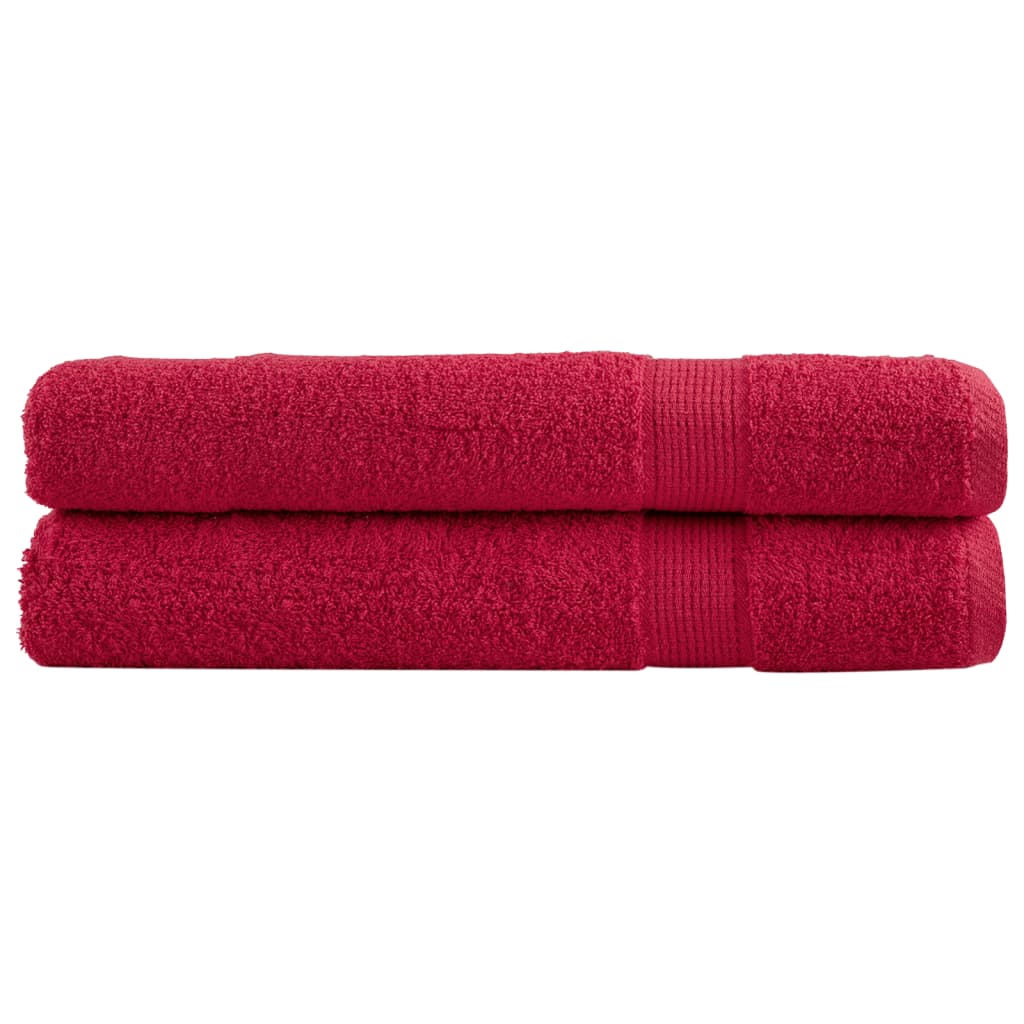 Premium-Saunatücher Solund 2 Stk. 600 G/M² Rot