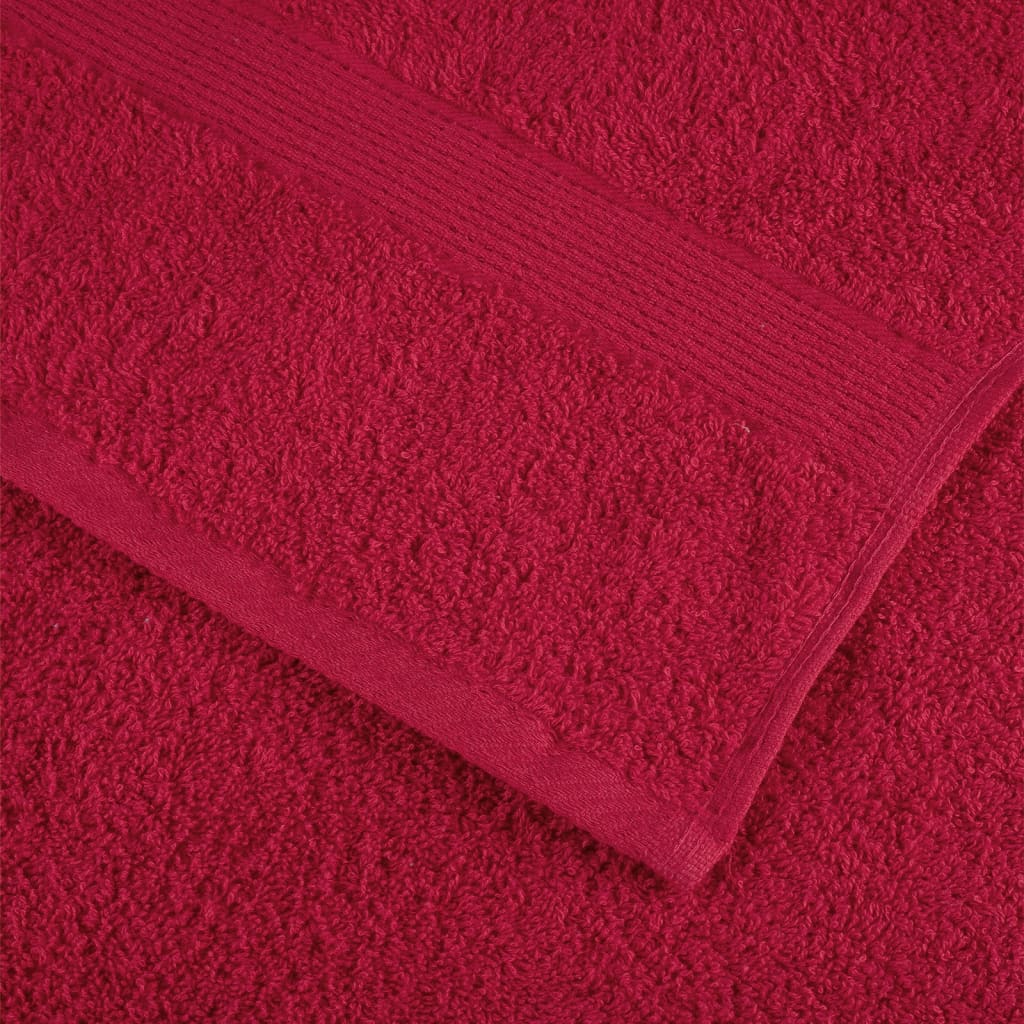 Premium-Saunatücher Solund 2 Stk. 600 G/M² Rot
