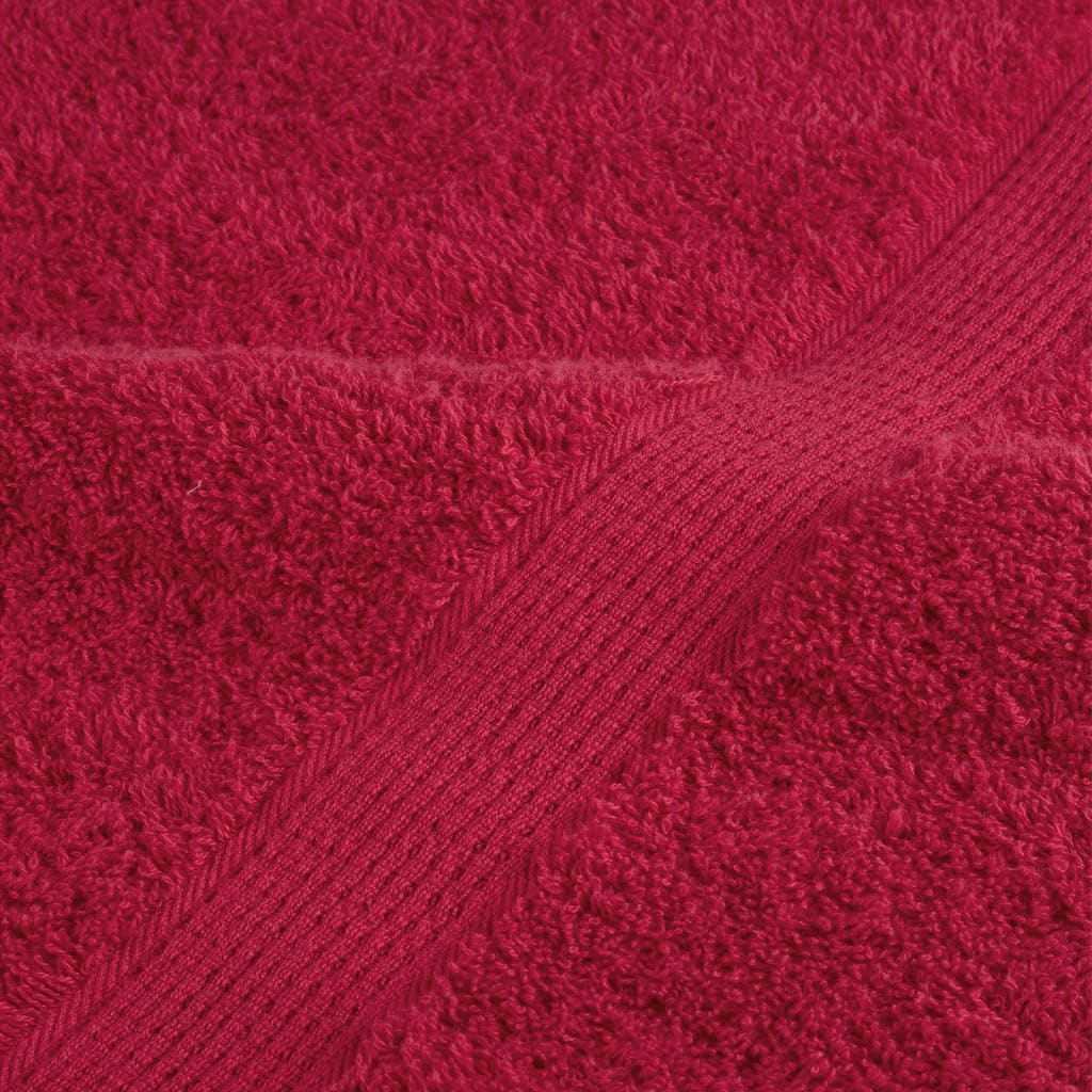 Premium-Saunatücher Solund 2 Stk. 600 G/M² Rot