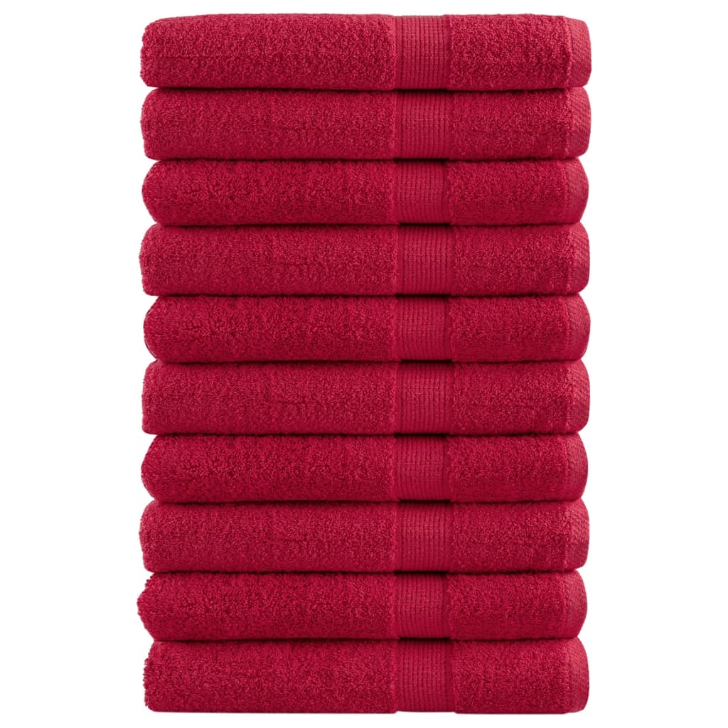 Premium-Saunatücher Solund 2 Stk. 600 G/M² Rot