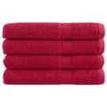 Premium-Saunatücher Solund 2 Stk. 600 G/M² Rot