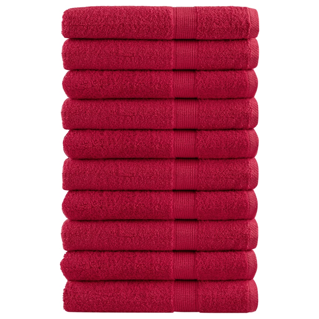 Premium-Saunatücher Solund 2 Stk. 600 G/M² Rot