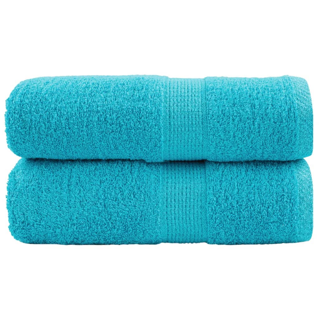 Premium Waschhandtücher Solund 2 Stück 600 G/M² Türkis
