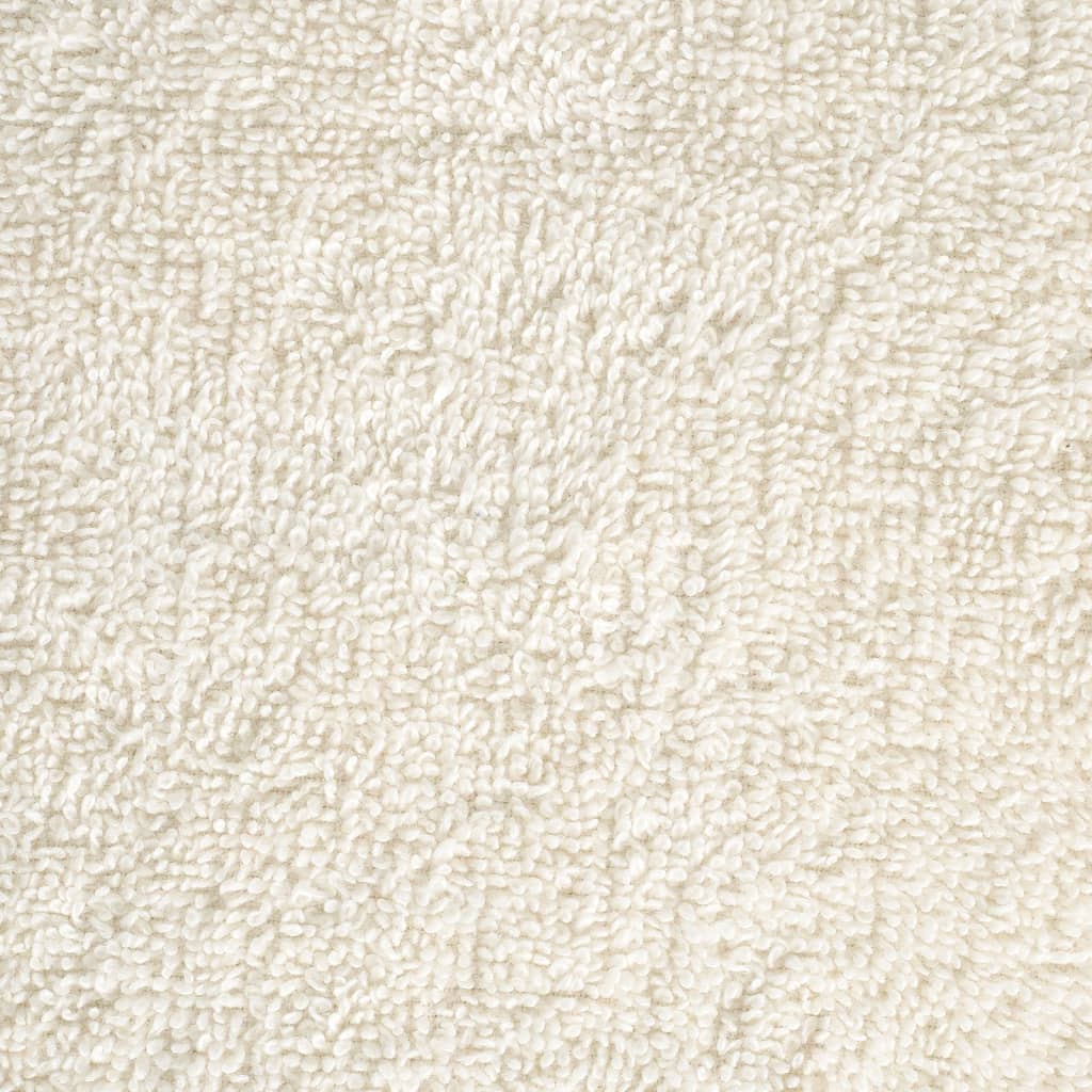 Premium-Duschtücher Solund 2 Stk. Weiß 600 G/M² Creme