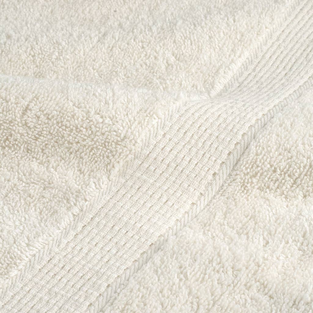 Premium-Duschtücher Solund 2 Stk. Weiß 600 G/M² Creme