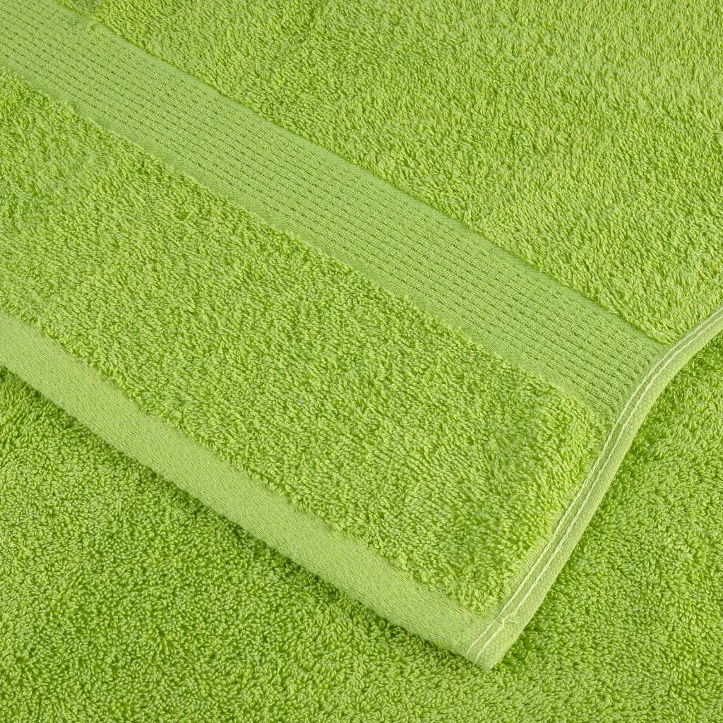 Premium Waschhandtücher Solund 4 Stück 600 G/M² Apfelgrün