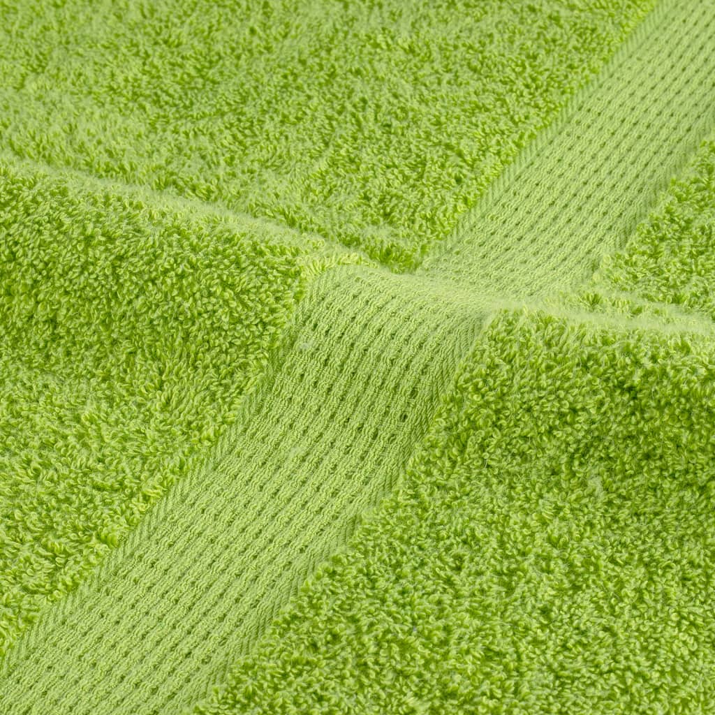 Premium Waschhandtücher Solund 4 Stück 600 G/M² Apfelgrün