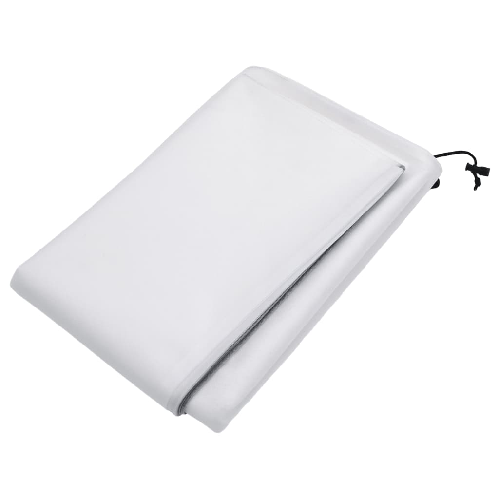 Wintervlies Mit Reißverschluss 2 Stk. 70 G/M² 1X1,55 M Weiß