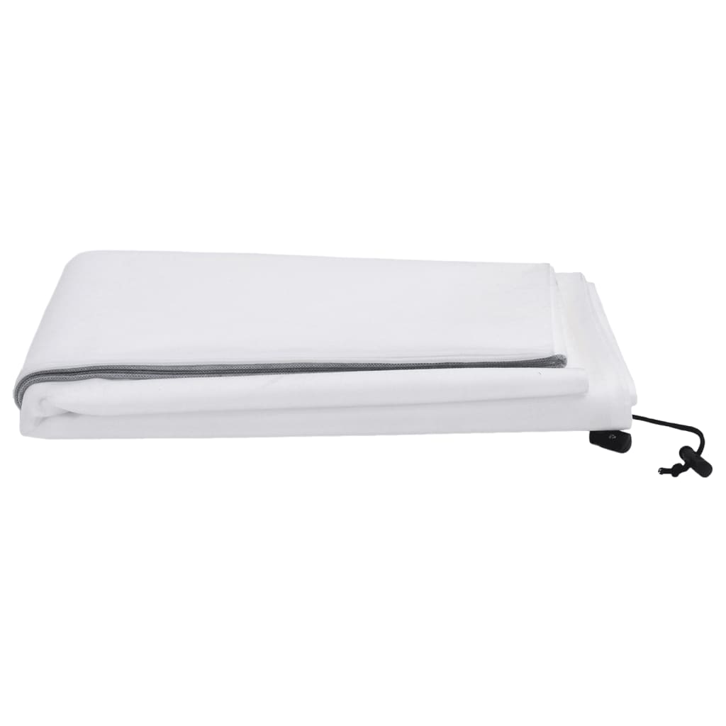 Wintervlies Mit Reißverschluss 2 Stk. 70 G/M² 1X1,55 M Weiß