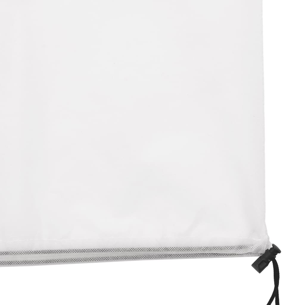 Wintervlies Mit Reißverschluss 2 Stk. 70 G/M² 1X1,55 M Weiß