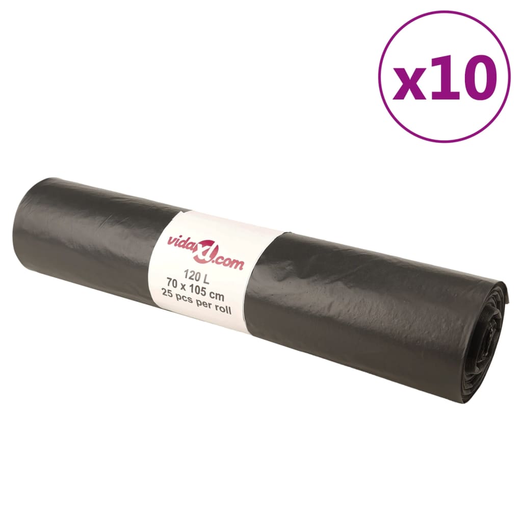Müllsäcke 250 Stk. Schwarz