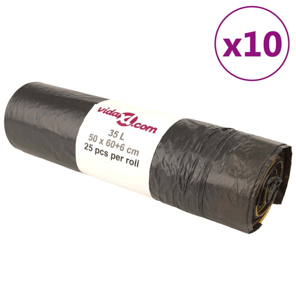 Müllsäcke 250 Stk. Schwarz