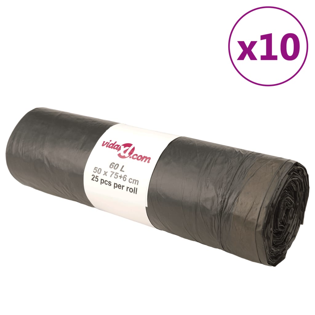 Müllsäcke 250 Stk. Schwarz