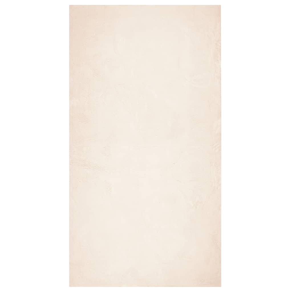 Teppich Huarte Kurzflor Weich Und Waschbar Beige