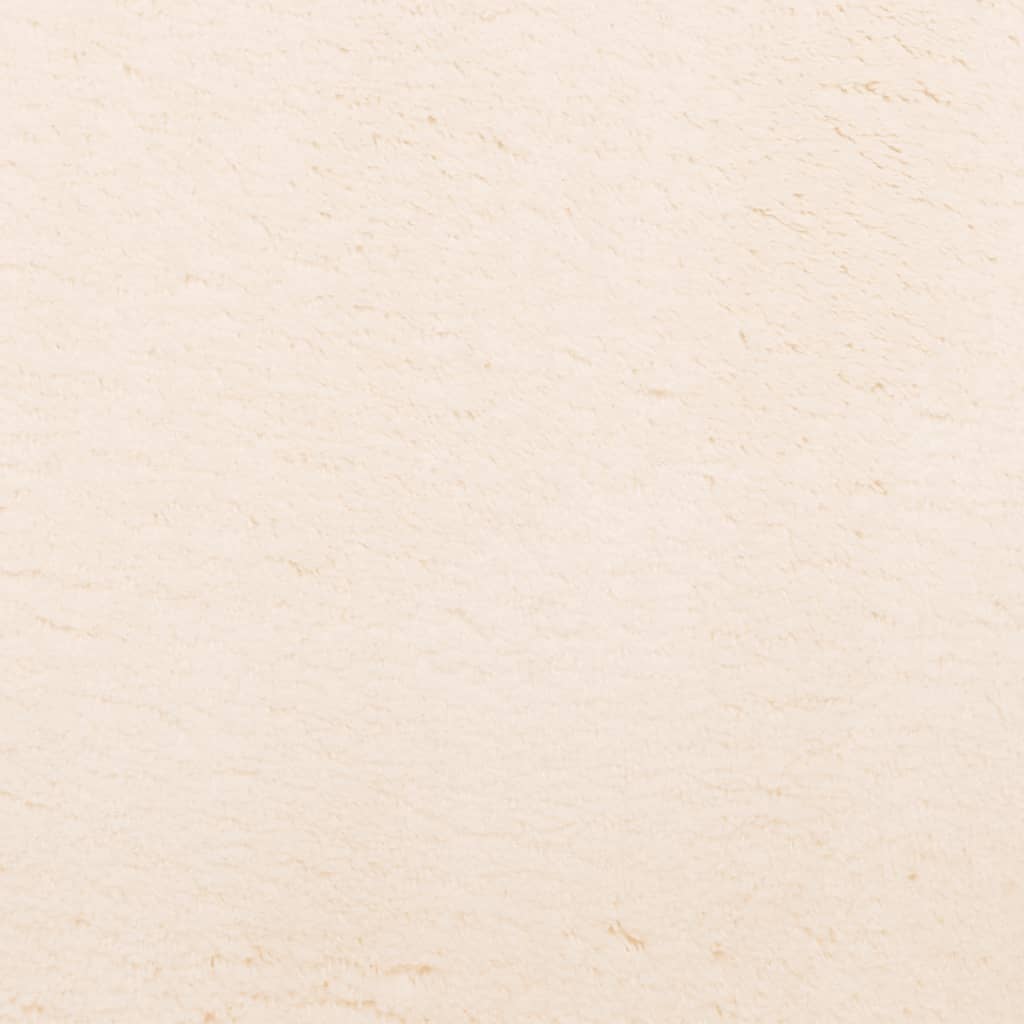 Teppich Huarte Kurzflor Weich Und Waschbar Beige