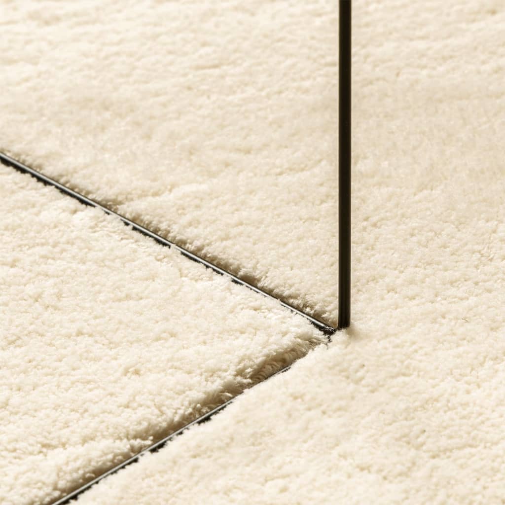 Teppich Huarte Kurzflor Weich Und Waschbar Creme