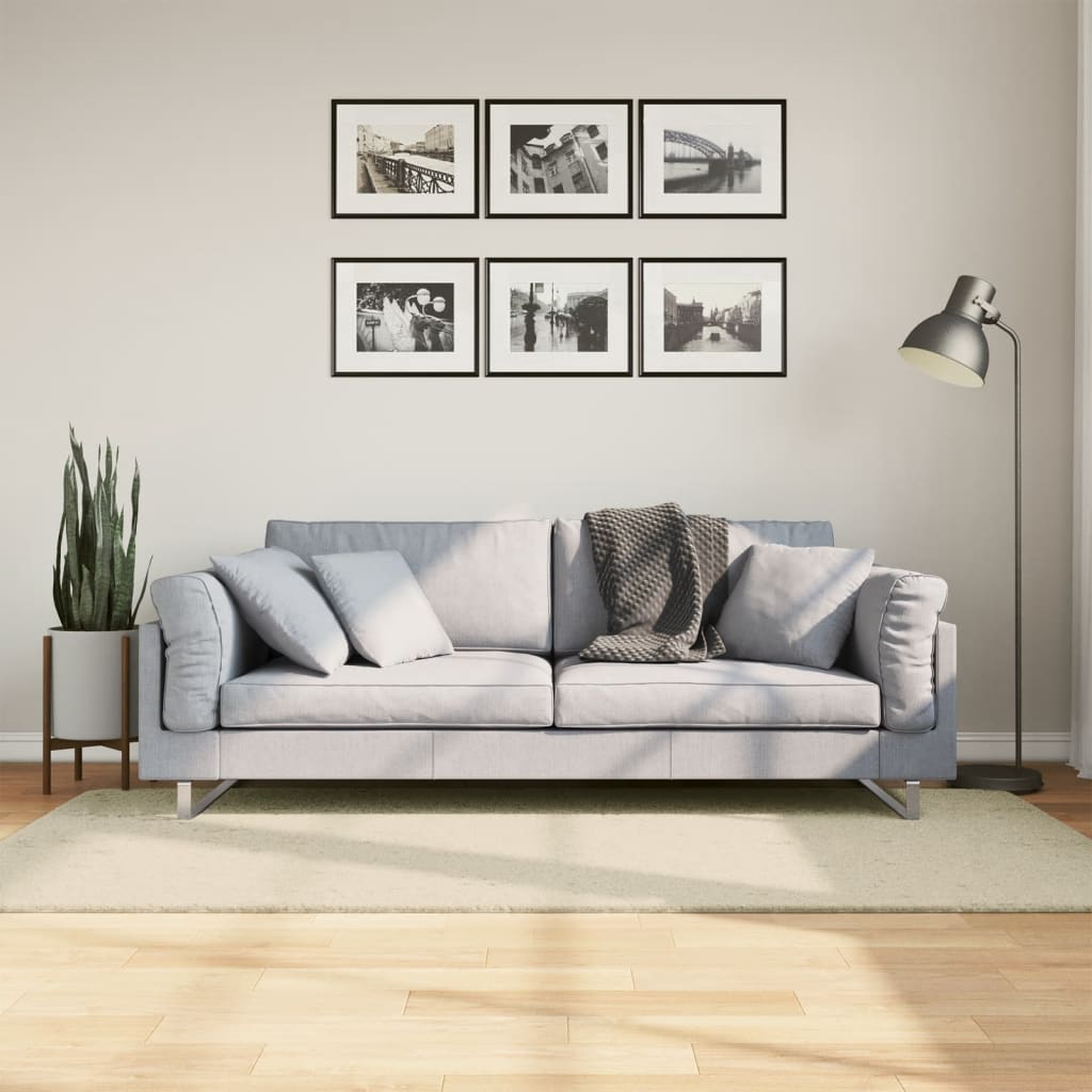 Teppich Huarte Kurzflor Weich Und Waschbar Creme