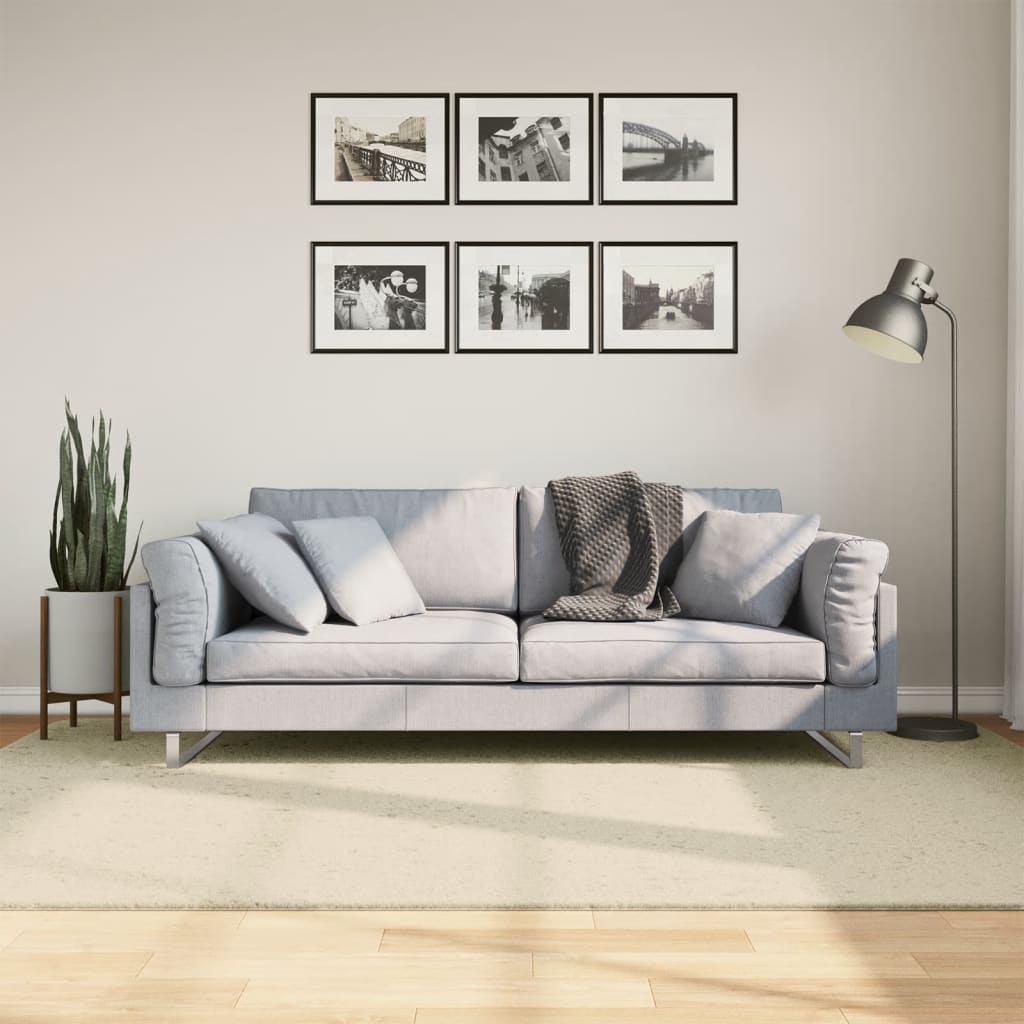 Teppich Huarte Kurzflor Weich Und Waschbar Creme