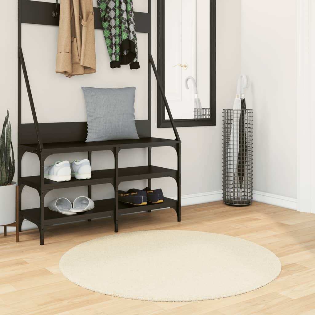 Teppich Huarte Kurzflor Weich Und Waschbar Creme