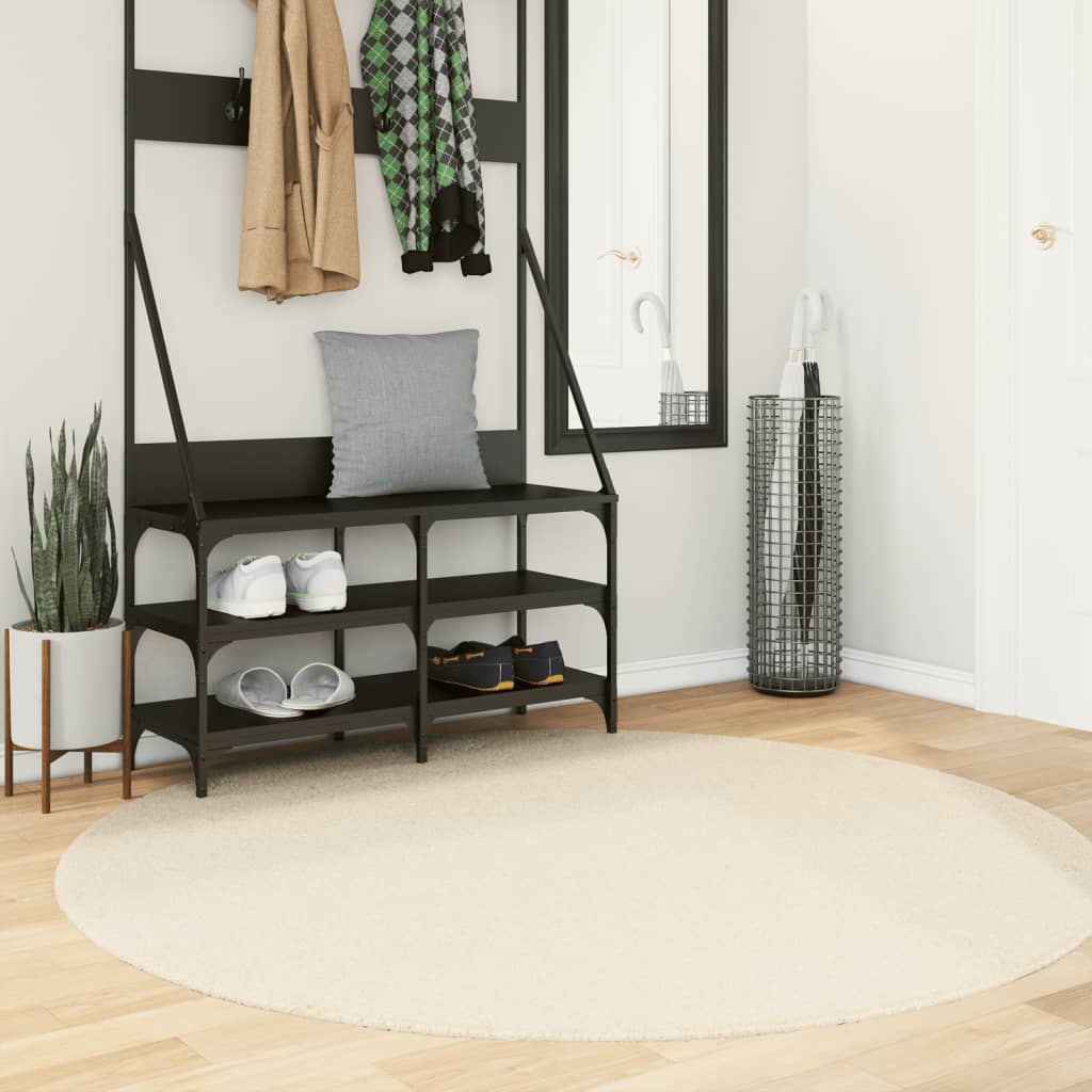 Teppich Huarte Kurzflor Weich Und Waschbar Creme