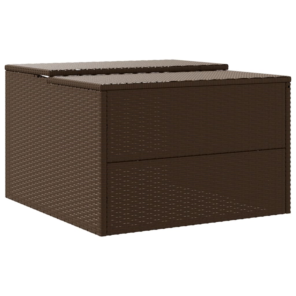 Mähroboter-Garage 86X90X52/57 Cm Poly Rattan