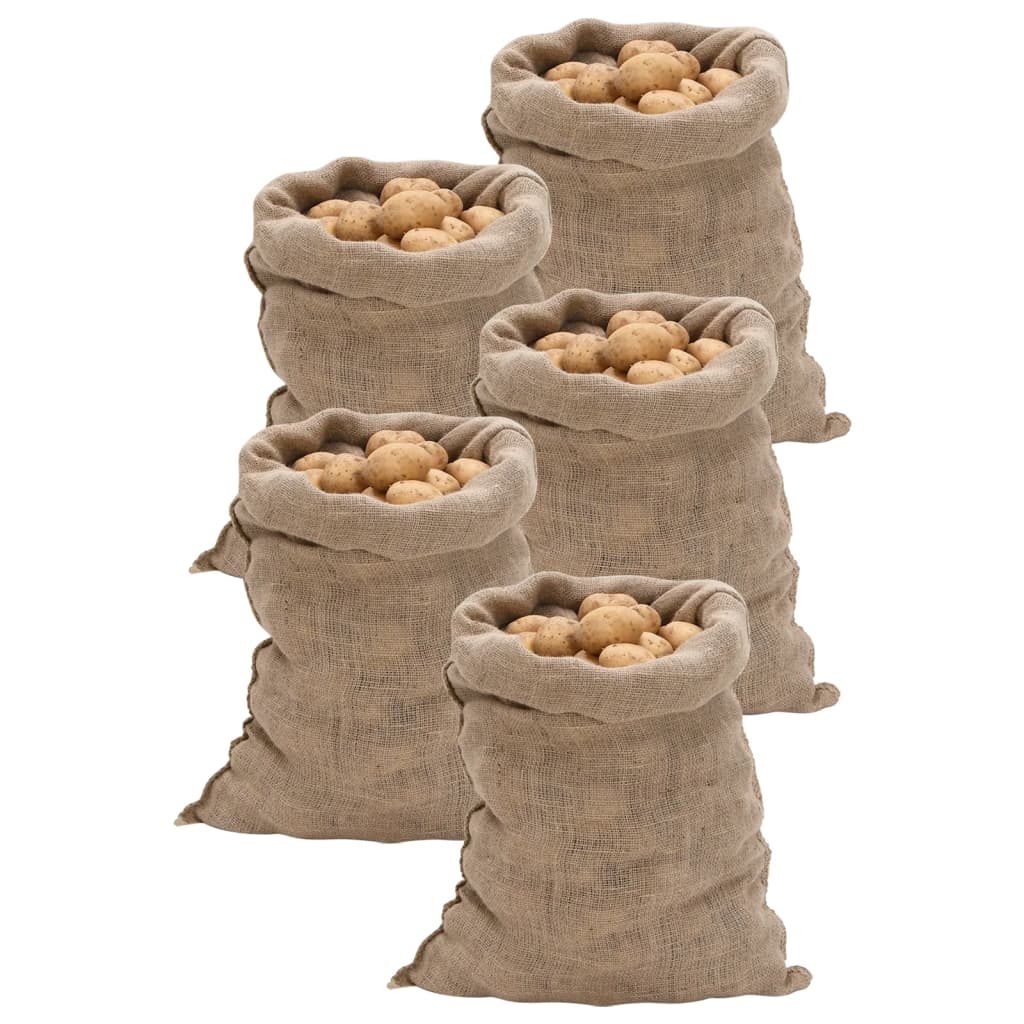 Jutesäcke 10 Stk. 100% Jute 220 G/M²