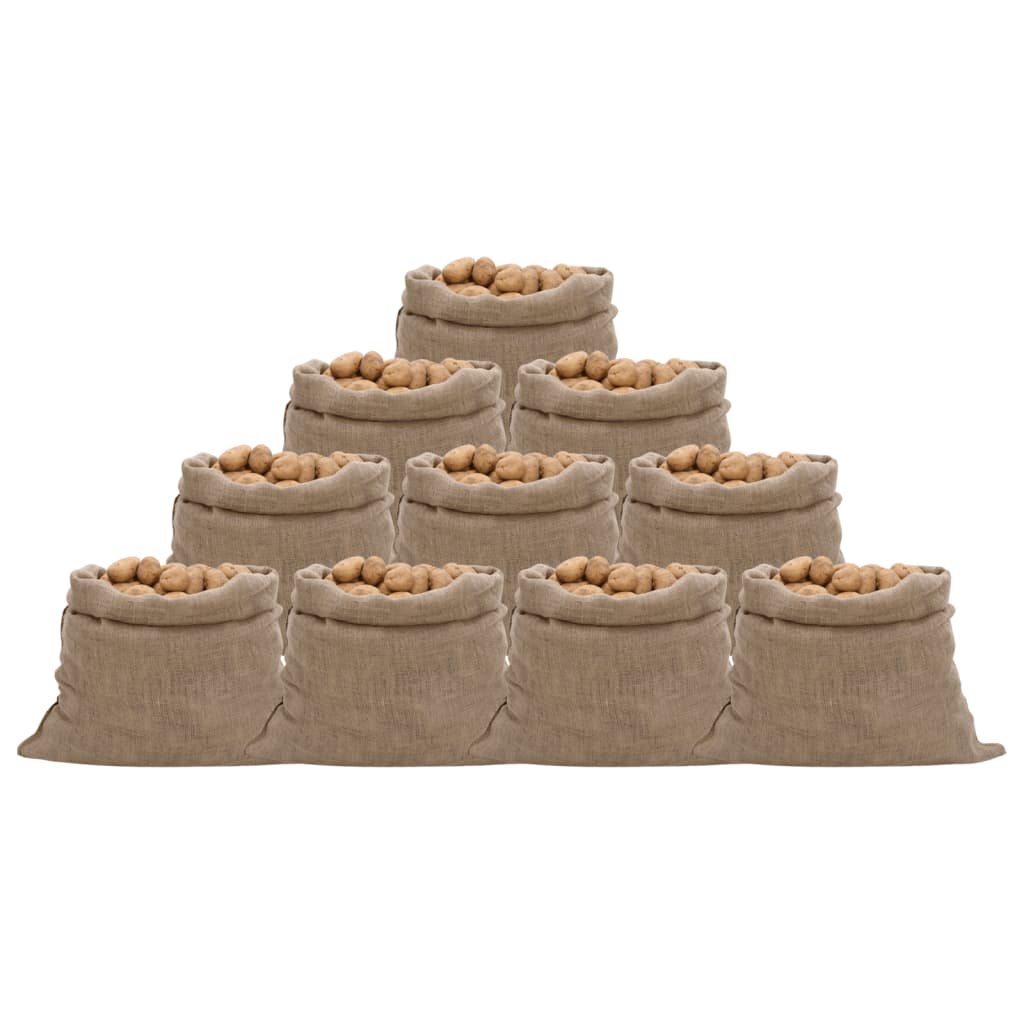 Jutesäcke 10 Stk. 100% Jute 220 G/M²