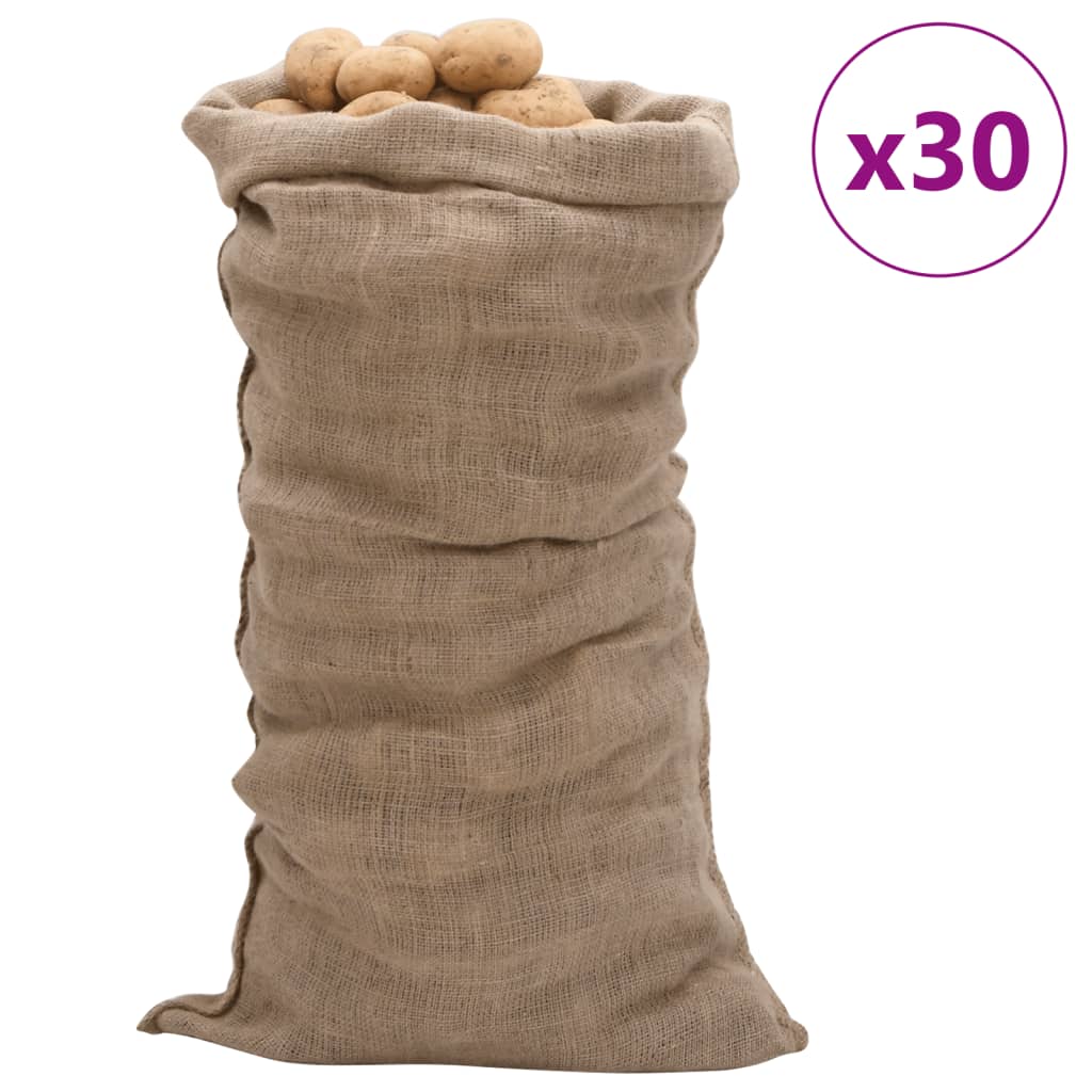 Jutesäcke 10 Stk. 100% Jute 220 G/M²