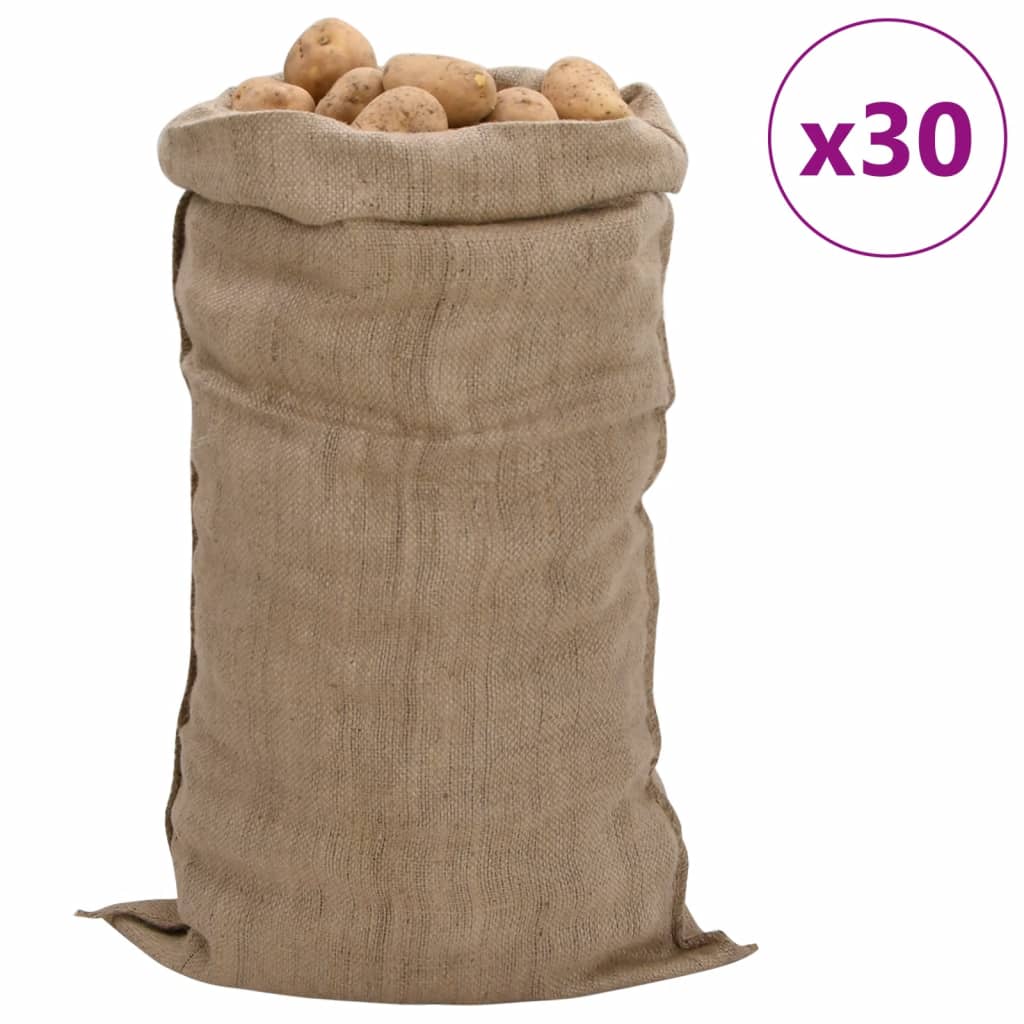 Jutesäcke 10 Stk. 100% Jute 340 G/M²