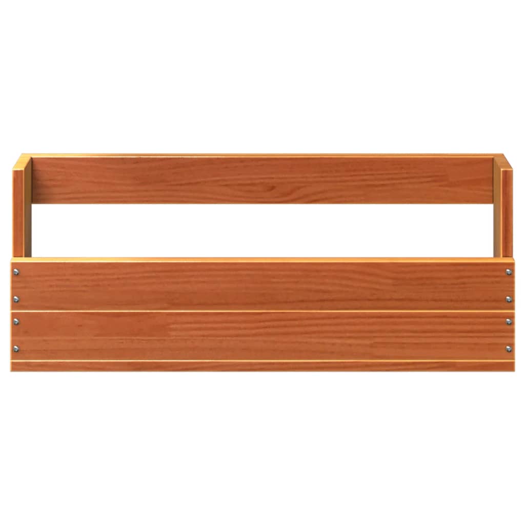 Wand-Schuhregale 2 Stk. 59X8,5X23,5 Cm Massivholz Wachsbraun