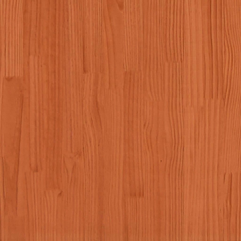 Wand-Schuhregale 2 Stk. 59X8,5X23,5 Cm Massivholz Wachsbraun