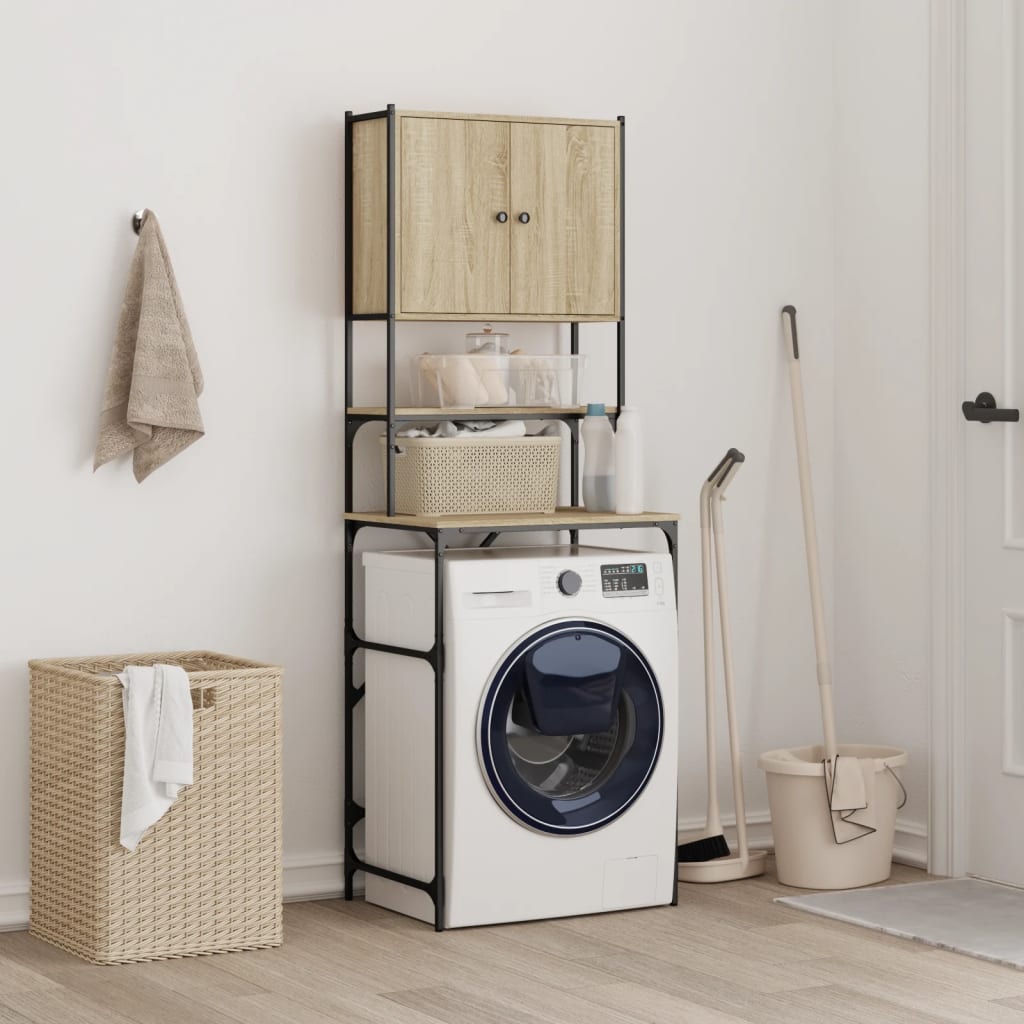 Waschmaschinenschrank Sonoma-Eiche 68X48,5X194 Cm