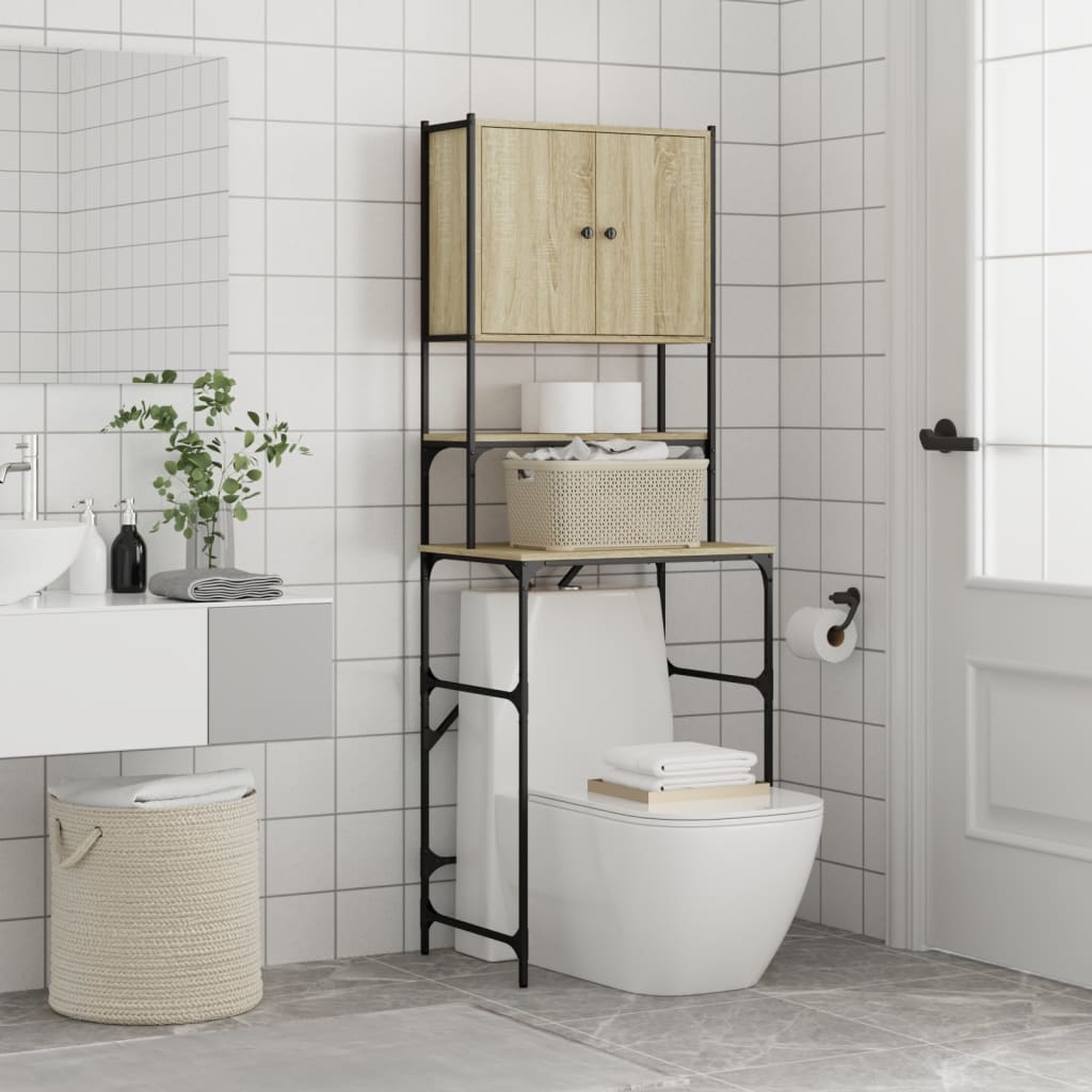 Waschmaschinenschrank Sonoma-Eiche 68X48,5X194 Cm