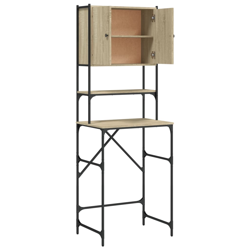 Waschmaschinenschrank Sonoma-Eiche 68X48,5X194 Cm