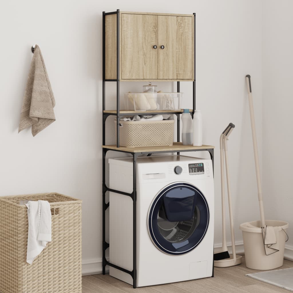 Waschmaschinenschrank Sonoma-Eiche 68X48,5X194 Cm