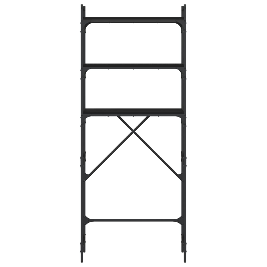 Waschmaschinenregal 67X25X163 Cm Holzwerkstoff