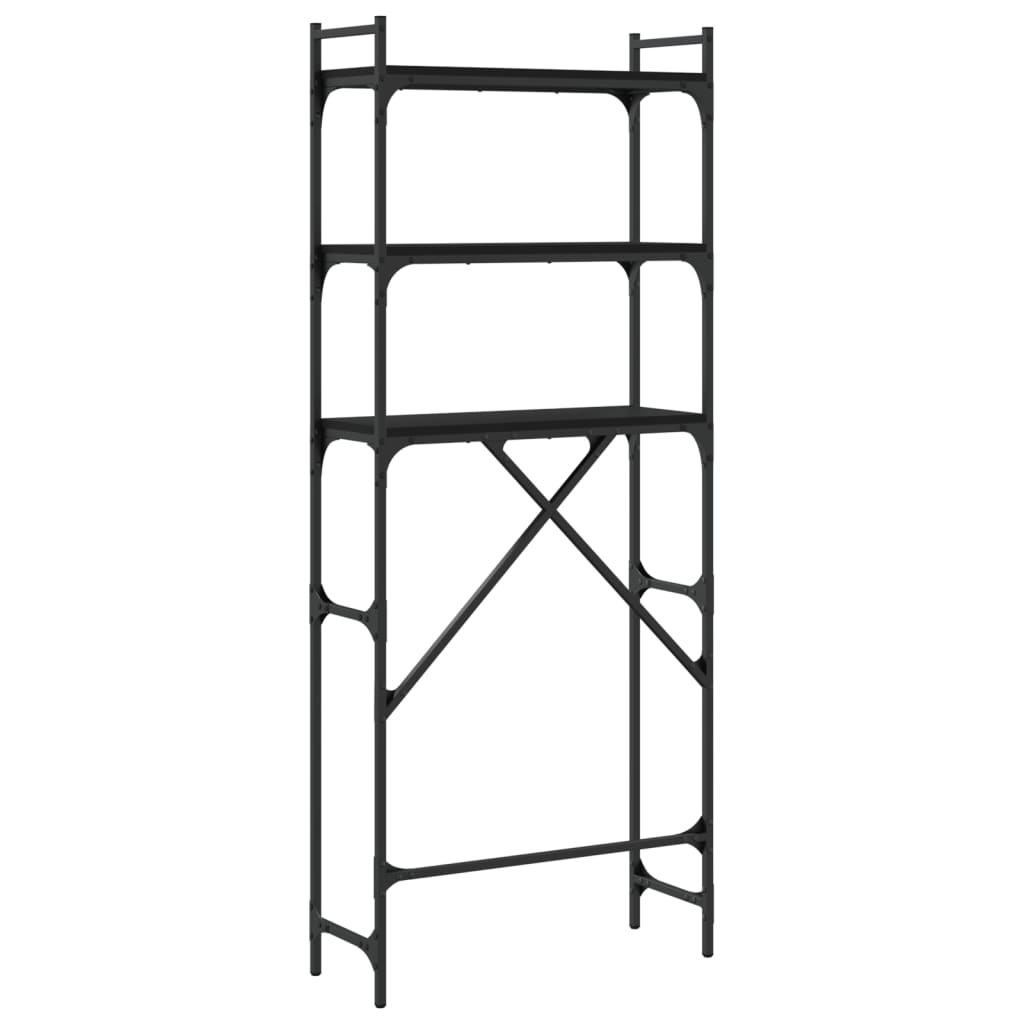 Waschmaschinenregal 67X25X163 Cm Holzwerkstoff