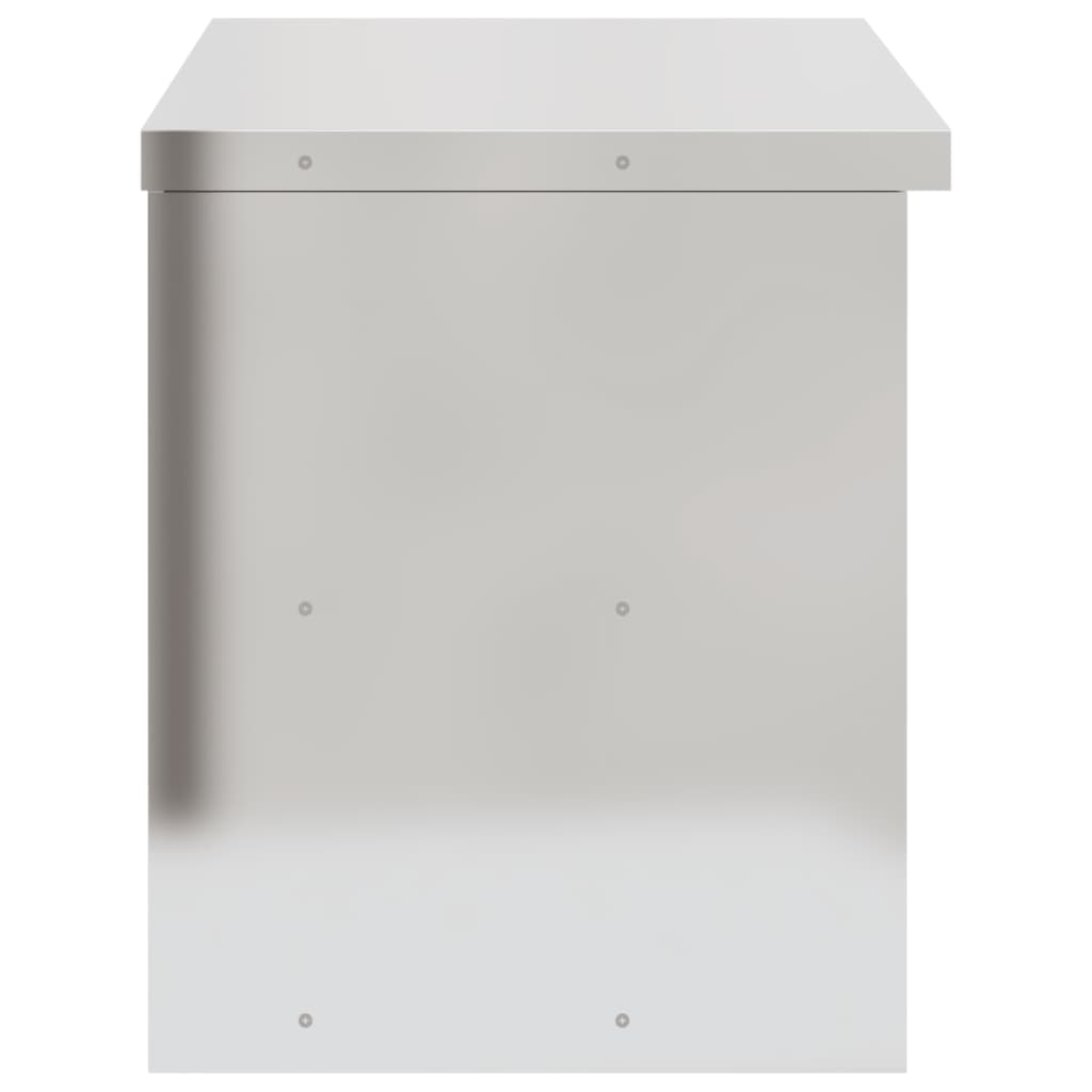 Küchen-Wandschrank Mit Schiebetüren Edelstahl
