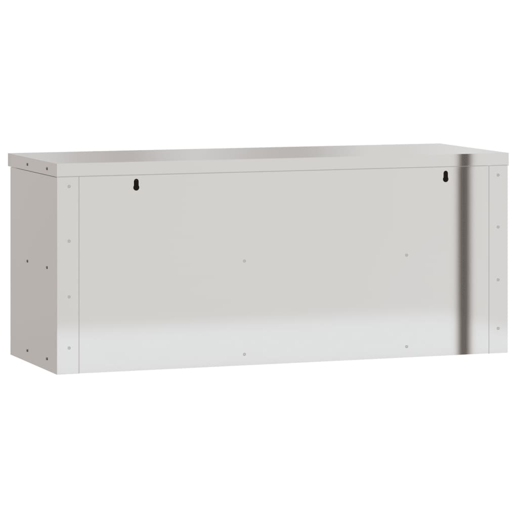 Küchen-Wandschrank Mit Schiebetüren Edelstahl