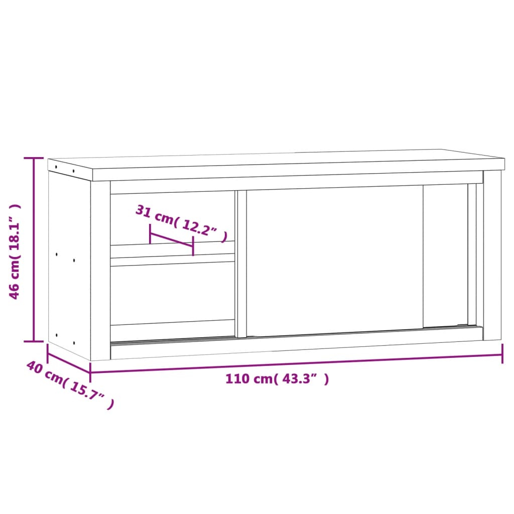 Küchen-Wandschrank Mit Schiebetüren Edelstahl