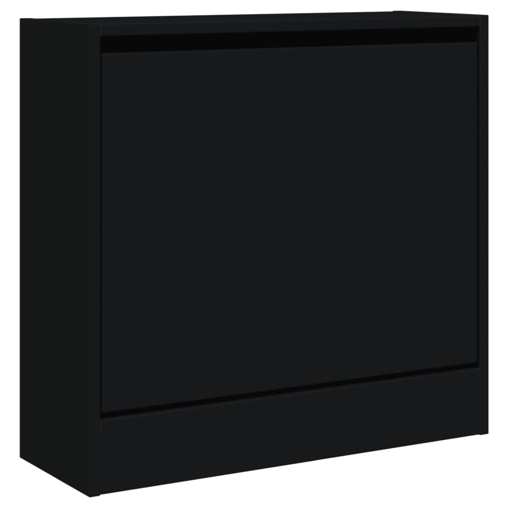 Schuhschrank Holzwerkstoff Schwarz