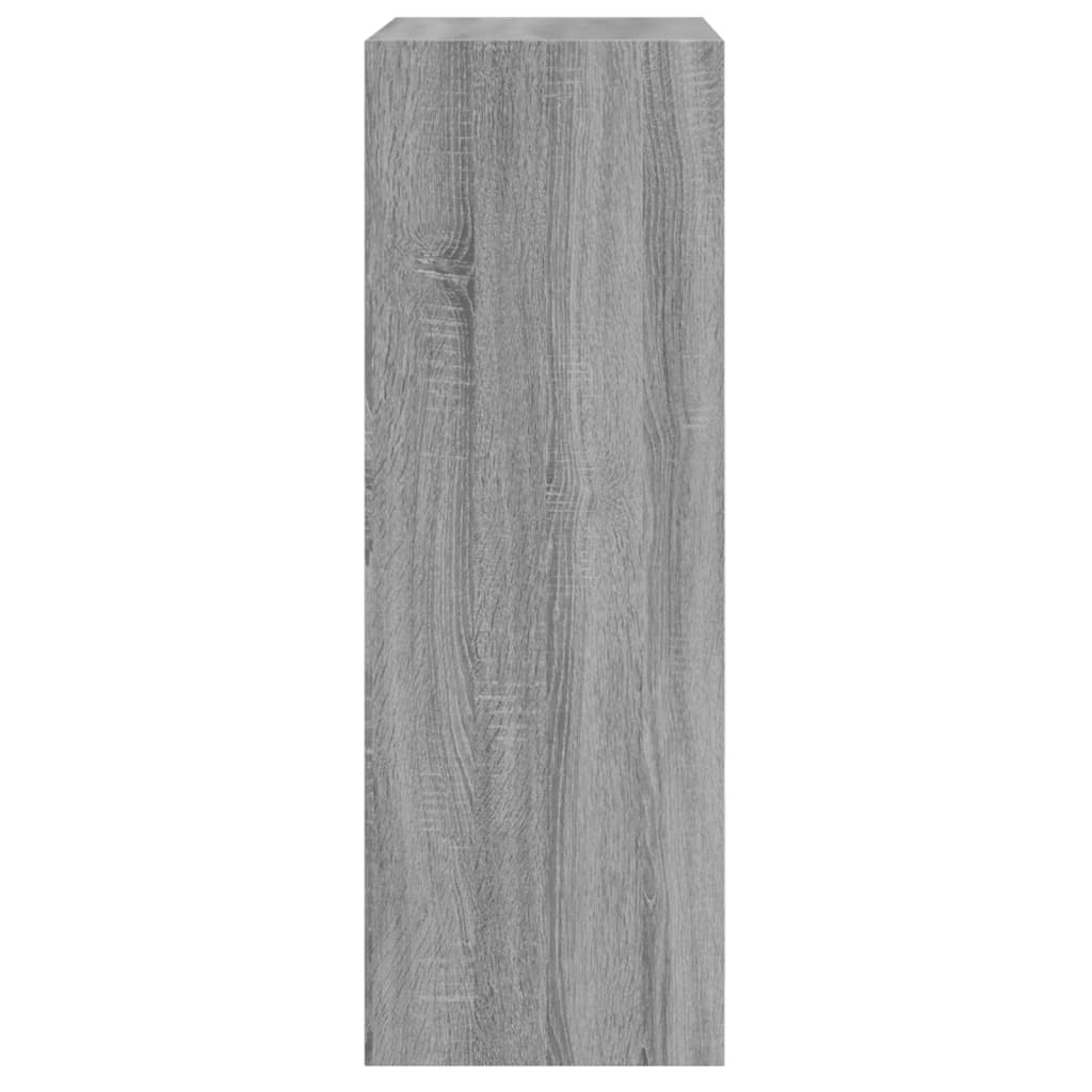 Schuhschrank 60X34X96,5 Cm Holzwerkstoff Grau Sonoma