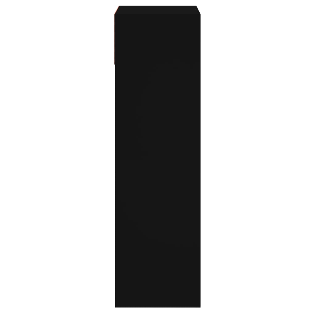 Schuhschrank 60X34X116 Cm Holzwerkstoff Schwarz