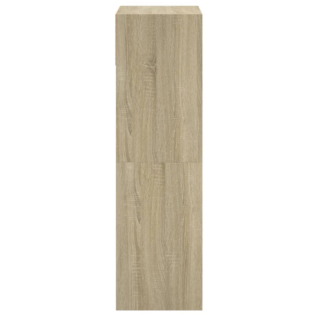 Schuhschrank Sonoma-Eiche 60X34X116 Cm Holzwerkstoff Sonoma Eiche