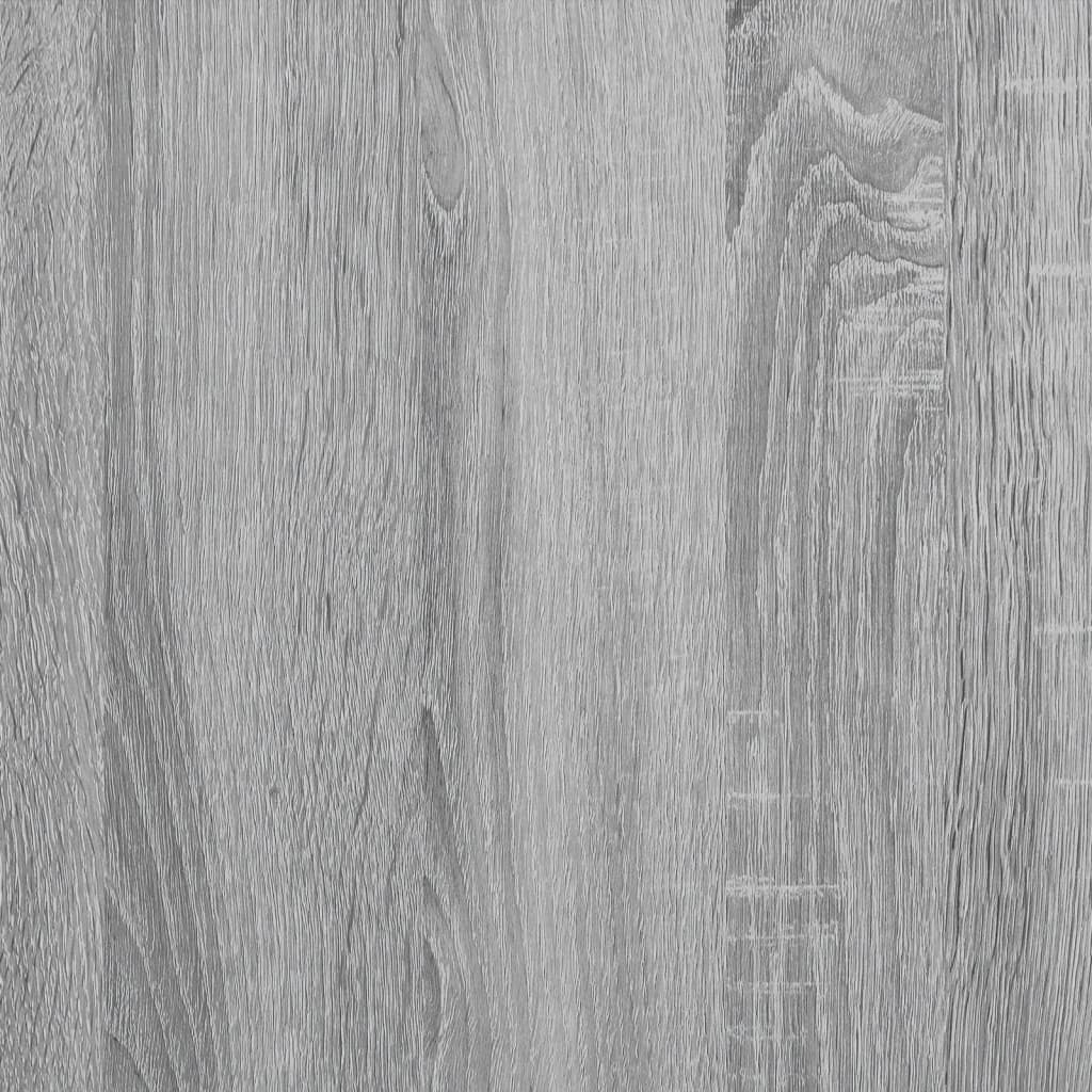 Schuhschrank 60X34X116 Cm Holzwerkstoff Grau Sonoma