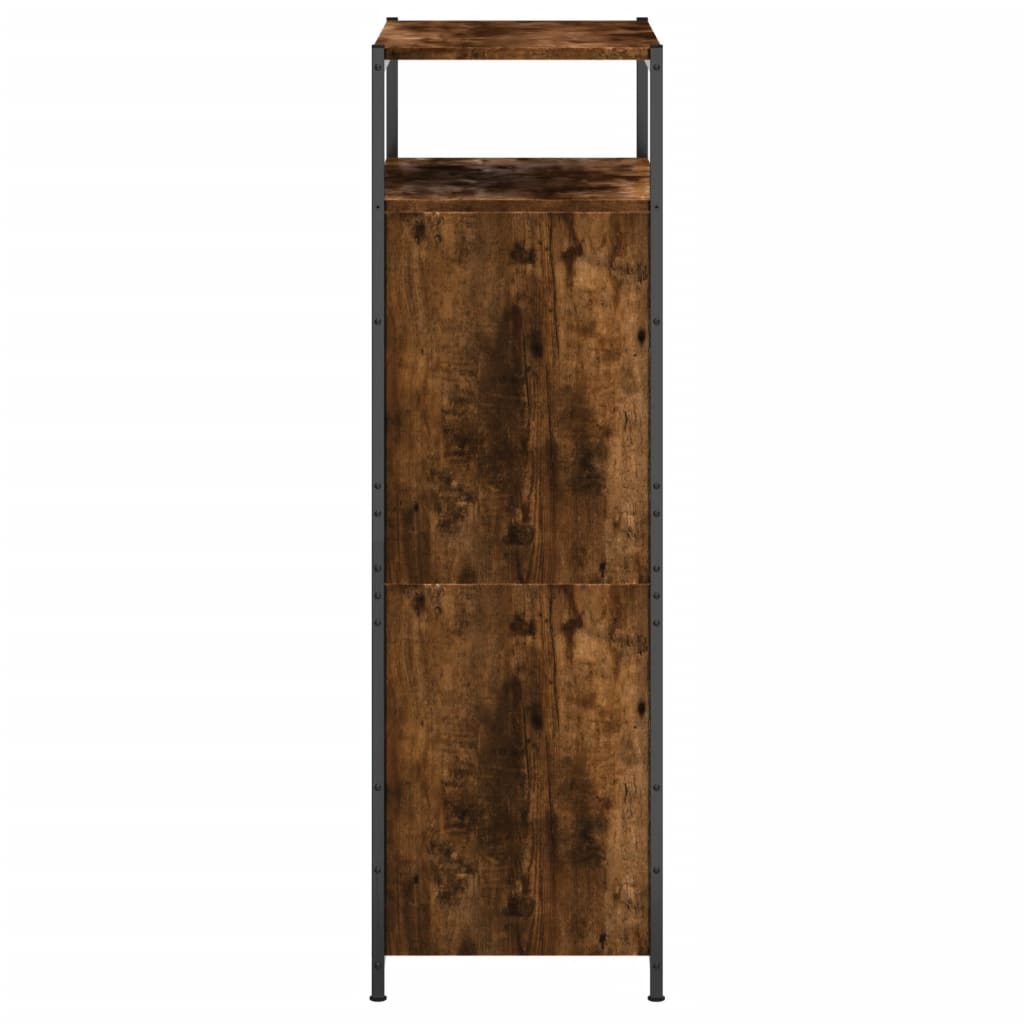 Schuhschrank 60X34X112 Cm Holzwerkstoff Räuchereiche