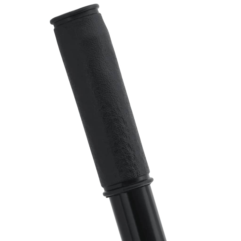 Heugabel-Stiel Ø3,5X127,5 Cm Schwarz Stahl